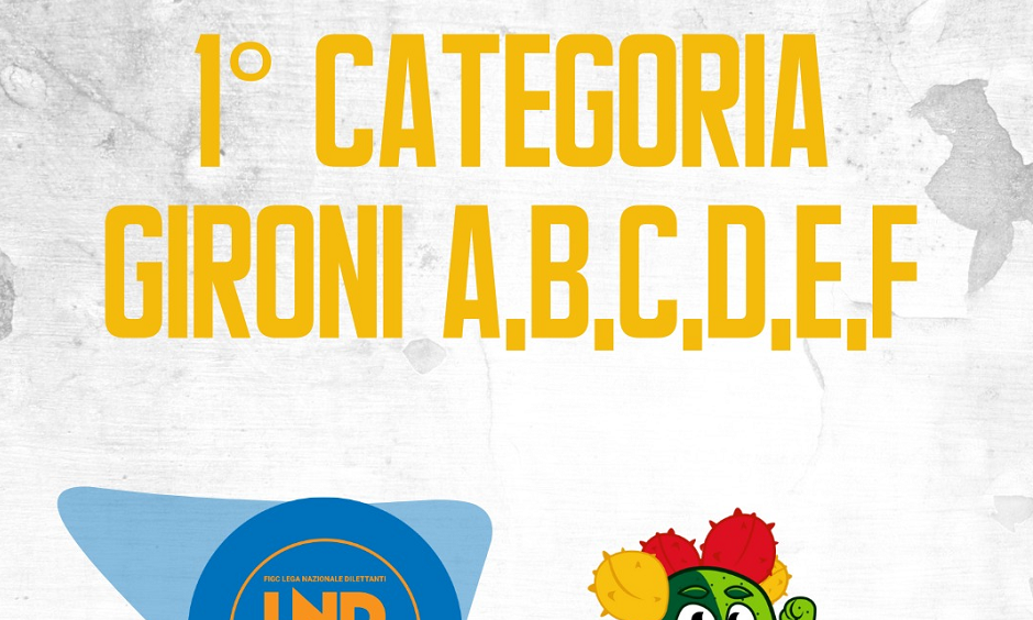 Prima Categoria - Gironi