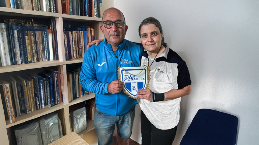 Team Scaletta - Maurizio Maio presidente Chiara Tafuri