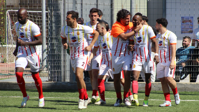 Calcio Furci vs Alkanta esultanza di Konatè