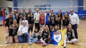 Il Messina Volley a fine gara