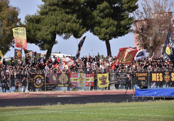 Messina 25-26 i tifosi a Ragusa