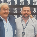 Nino Costa con Michel Platini