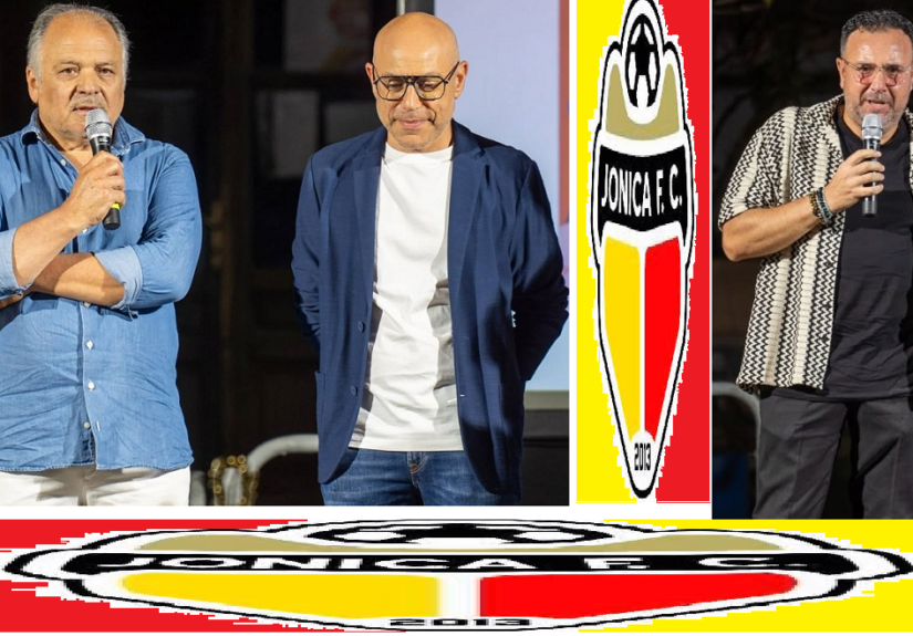 Jonica Fc - Roberto Cosentino, Danilo Arena e mister Famulari