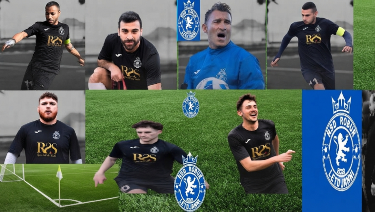 Robur Letojanni - S. Cannavò, G. Cannavò, Ruggeri, Lo Monaco, De Luca, Alberto e Tamà