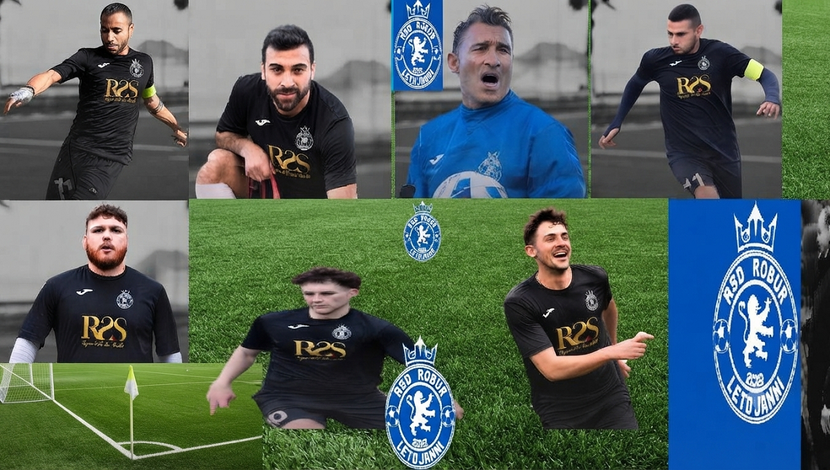 Robur Letojanni - S. Cannavò, G. Cannavò, Ruggeri, Lo Monaco, De Luca, Alberto e Tamà