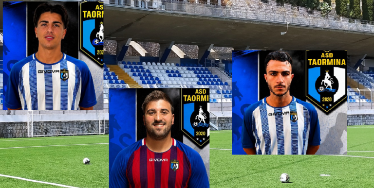 Asd Taormina - Pietro La Torre, Nilo Ravasco e Giovanni Mileti