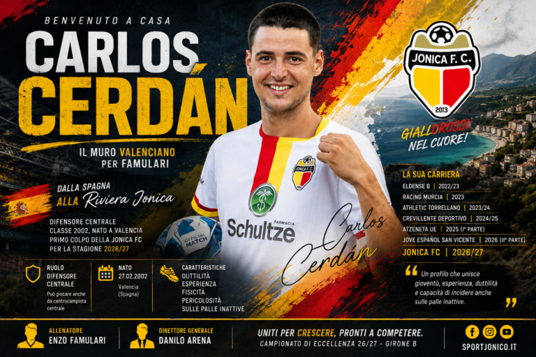 Jonica Fc - Carlos Cerdan