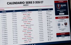 Milazzo - Calendario 26-27