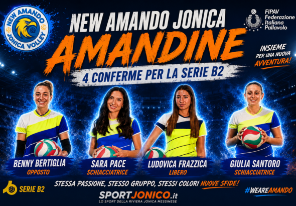 New Amando Volley - Bertiglia, Pace, Frazzica e Santoro
