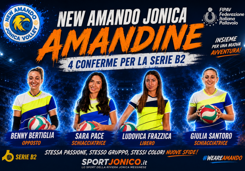 New Amando Volley - Bertiglia, Pace, Frazzica e Santoro