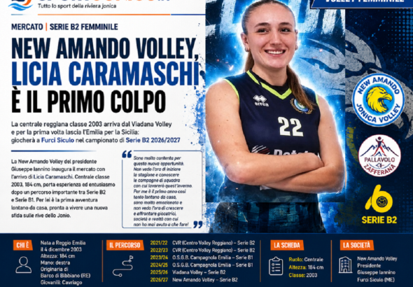 New Amando Volley - Licia Caramaschi - centrale