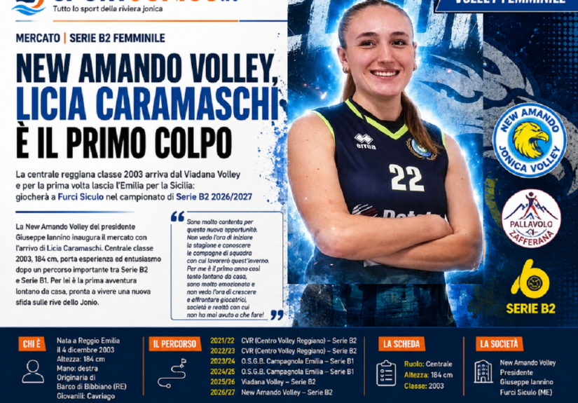 New Amando Volley - Licia Caramaschi - centrale