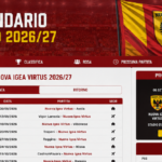 Nuova Igea Virtus - Calendario 26-27