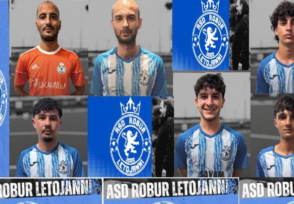Robur Letojanni - Lo Turco, Franco, Neri, Puglisi, Spadaro e Mazzù