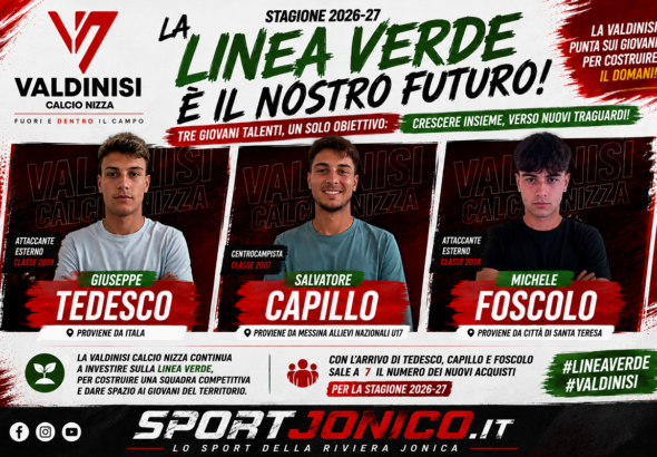 Valdinisi Calcio - Giuseppe Tedesco, Salvatore Capillo, Michele Foscolo