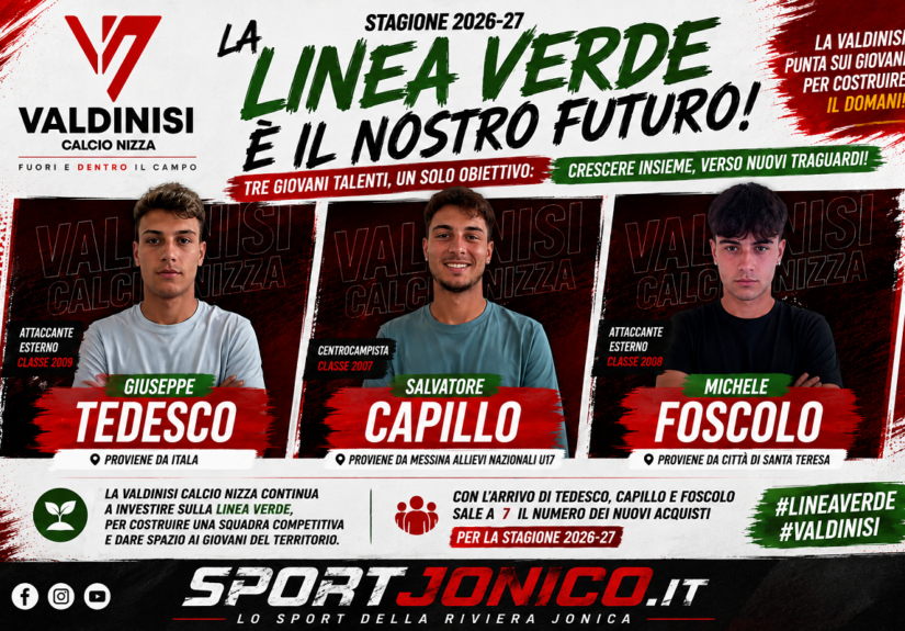Valdinisi Calcio - Giuseppe Tedesco, Salvatore Capillo, Michele Foscolo
