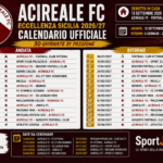 Acireale Fc - il calendario 26-27