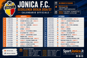 Jonica FC - Il cammino in campionato in eccellenza 26-27
