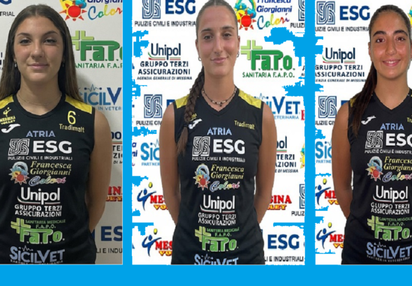 Messina Volley - F. Romeo, Radicella e De Luca