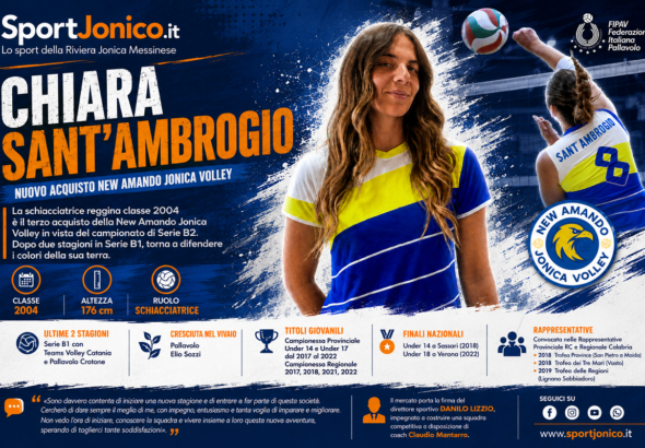 New Amando Volley - Schiacciatrice Chiara Sant'Ambrogio