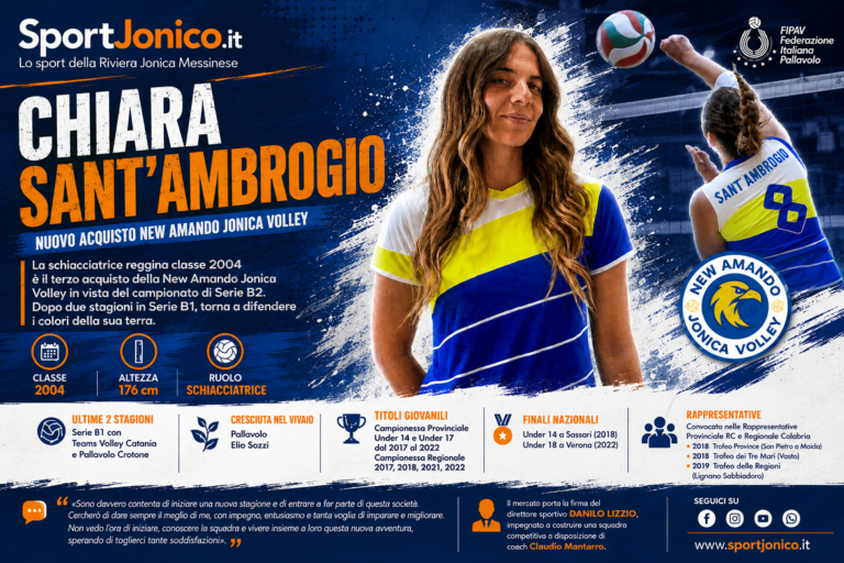 New Amando Volley - Schiacciatrice Chiara Sant'Ambrogio