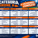Calendario 3ª Categoria Girone A 2026_27