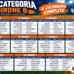 Calendario 3ª Categoria Girone B