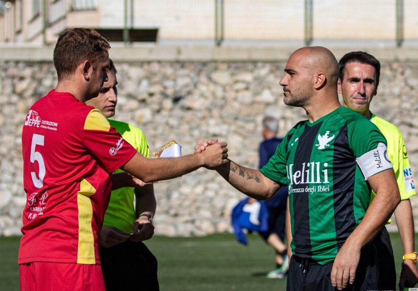 Jonica vs Melilli i due capitani