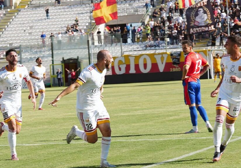 Messina vs Scordia esultanza